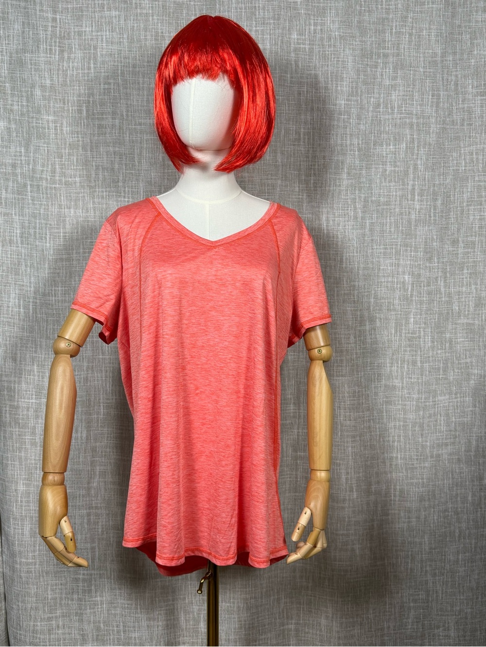 Xersion Women's Short Sleeve Crewneck Tee - Coral